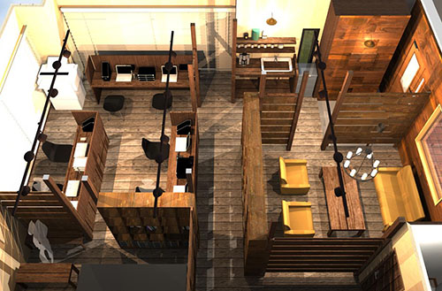 パース俯瞰画像